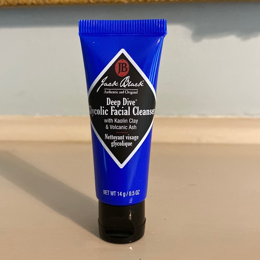 Jack Black Deep Dive Glycolic Facial Cleanser Travel Sample Size New Sealed